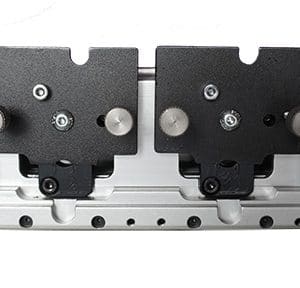 Vertical action twin cutting head