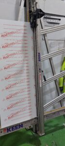 SteelTrak cutting Alupanel Impact